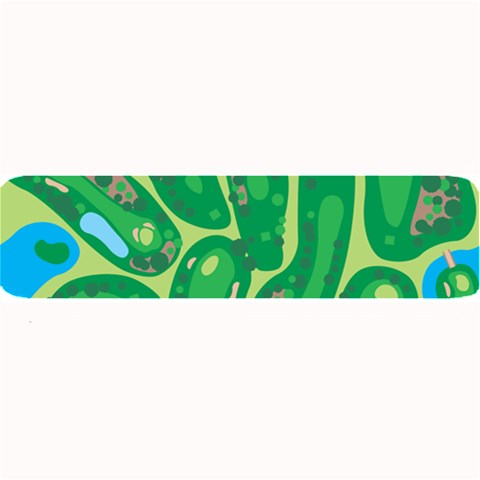 Golf Course Par Golf Course Green Large Bar Mat from ArtsNow.com 32 x8.5  Bar Mat