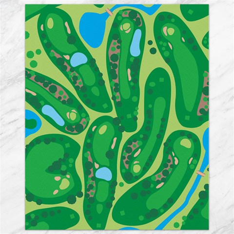 Golf Course Par Golf Course Green Canvas 11  x 14  from ArtsNow.com 10.95 x13.48  Canvas - 1