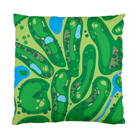 Golf Course Par Golf Course Green Standard Cushion Case (One Side) from ArtsNow.com Front