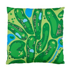 Golf Course Par Golf Course Green Standard Cushion Case (Two Sides) from ArtsNow.com Back