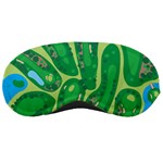 Golf Course Par Golf Course Green Sleeping Mask