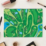 Golf Course Par Golf Course Green Cosmetic Bag (XL)