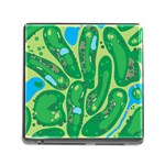 Golf Course Par Golf Course Green Memory Card Reader (Square 5 Slot)