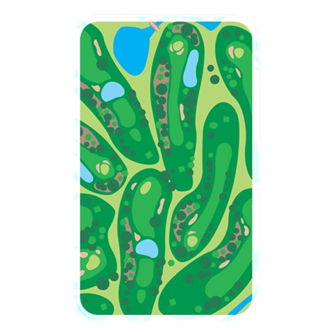 Golf Course Par Golf Course Green Memory Card Reader (Rectangular) from ArtsNow.com Front