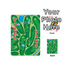 Golf Course Par Golf Course Green Playing Cards 54 Designs (Mini) from ArtsNow.com Front - Joker2
