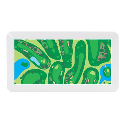 Golf Course Par Golf Course Green Memory Card Reader (Mini) from ArtsNow.com Front