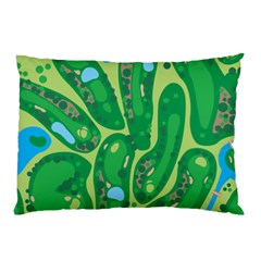 Golf Course Par Golf Course Green Pillow Case (Two Sides) from ArtsNow.com Front