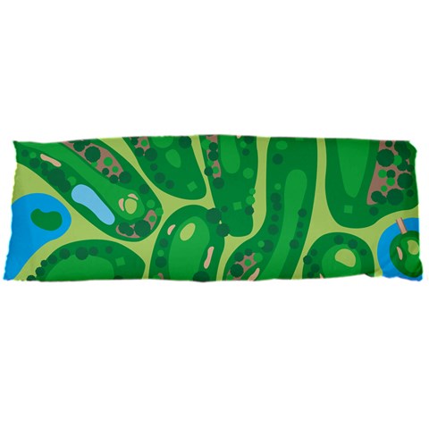 Golf Course Par Golf Course Green Body Pillow Case Dakimakura (Two Sides) from ArtsNow.com Front