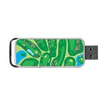 Golf Course Par Golf Course Green Portable USB Flash (Two Sides)