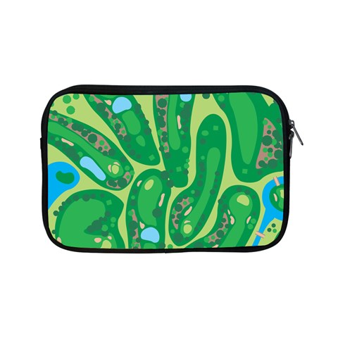 Golf Course Par Golf Course Green Apple iPad Mini Zipper Cases from ArtsNow.com Front