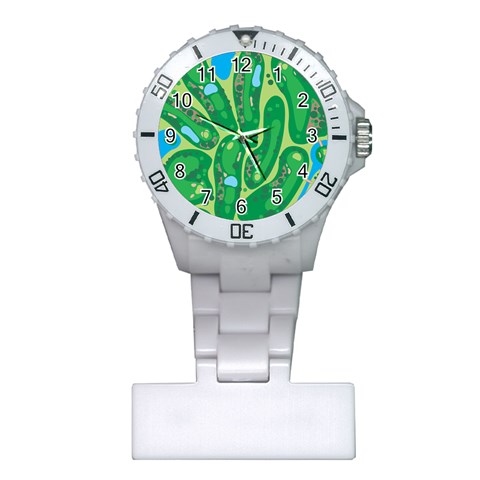 Golf Course Par Golf Course Green Plastic Nurses Watch from ArtsNow.com Front