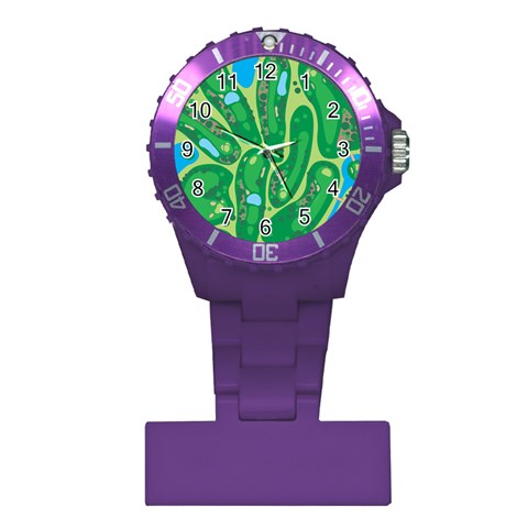 Golf Course Par Golf Course Green Plastic Nurses Watch from ArtsNow.com Front