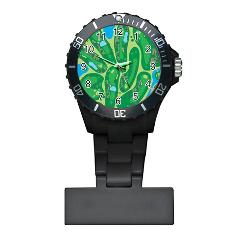 Golf Course Par Golf Course Green Plastic Nurses Watch from ArtsNow.com Front