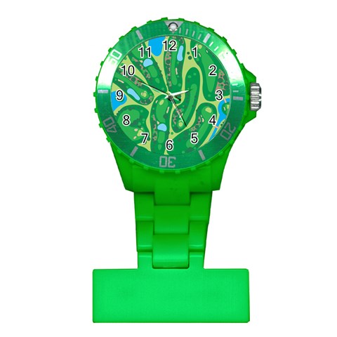 Golf Course Par Golf Course Green Plastic Nurses Watch from ArtsNow.com Front