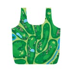 Golf Course Par Golf Course Green Full Print Recycle Bag (M)