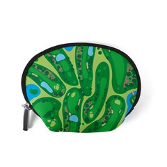 Golf Course Par Golf Course Green Accessory Pouch (Small) from ArtsNow.com Back