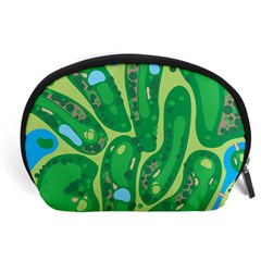 Golf Course Par Golf Course Green Accessory Pouch (Large) from ArtsNow.com Front
