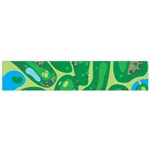 Golf Course Par Golf Course Green Small Premium Plush Fleece Scarf