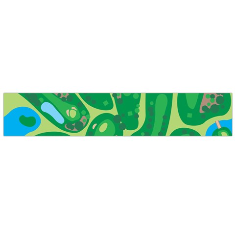 Golf Course Par Golf Course Green Large Premium Plush Fleece Scarf  from ArtsNow.com Front
