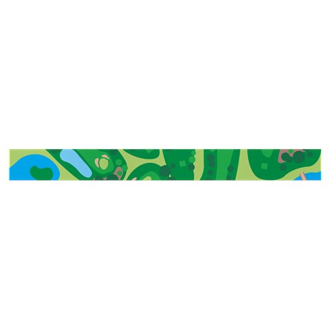 Golf Course Par Golf Course Green Zipper Mini Tote Bag from ArtsNow.com Strap