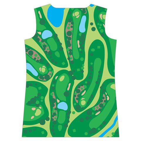 Golf Course Par Golf Course Green Women s Basketball Tank Top from ArtsNow.com Back