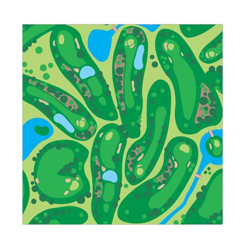 Golf Course Par Golf Course Green Duvet Cover Double Side (Full/ Double Size) from ArtsNow.com Back