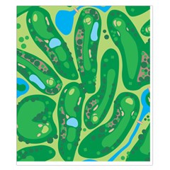 Golf Course Par Golf Course Green Duvet Cover Double Side (California King Size) from ArtsNow.com Front