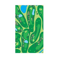 Golf Course Par Golf Course Green Duvet Cover Double Side (Single Size) from ArtsNow.com Back