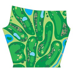 Golf Course Par Golf Course Green Yoga Cropped Leggings from ArtsNow.com Right