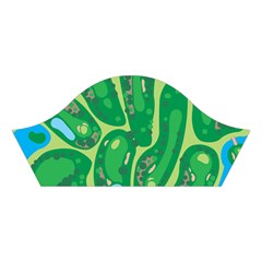 Golf Course Par Golf Course Green Cotton Crop Top from ArtsNow.com Right Sleeve