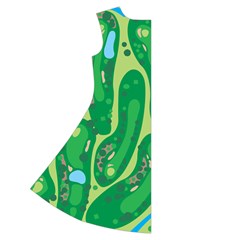 Golf Course Par Golf Course Green Short Sleeve V Back Left