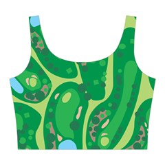 Golf Course Par Golf Course Green Midi Sleeveless Dress from ArtsNow.com Top Back