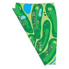 Golf Course Par Golf Course Green Midi Wrap Pencil Skirt from ArtsNow.com Front Left