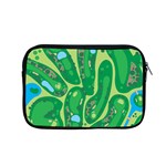 Golf Course Par Golf Course Green Apple MacBook Pro 15  Zipper Case