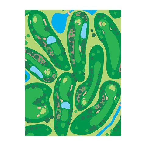 Golf Course Par Golf Course Green Medium Tapestry from ArtsNow.com Front
