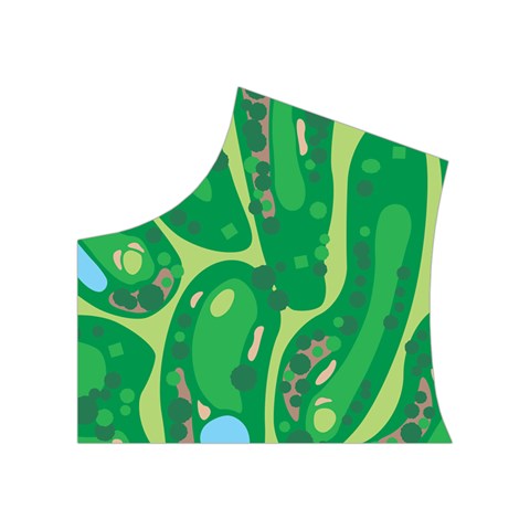 Golf Course Par Golf Course Green Women s Button Up Vest from ArtsNow.com Top Left
