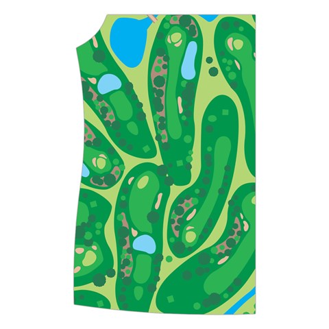 Golf Course Par Golf Course Green Women s Button Up Vest from ArtsNow.com Front Right