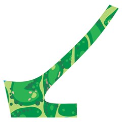 Golf Course Par Golf Course Green Cross Back Hipster Bikini Set from ArtsNow.com Back Left