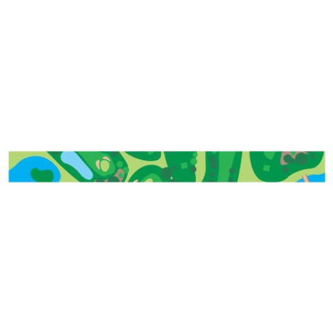 Golf Course Par Golf Course Green Cross Back Hipster Bikini Set from ArtsNow.com Waistband