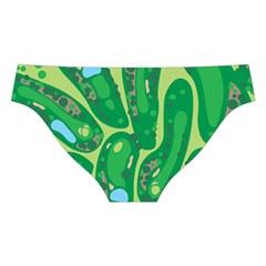 Golf Course Par Golf Course Green Cross Back Hipster Bikini Set from ArtsNow.com Back Under