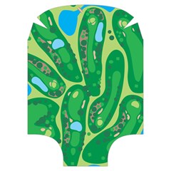 Golf Course Par Golf Course Green Luggage Cover (Medium) from ArtsNow.com Back