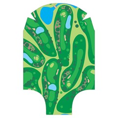 Golf Course Par Golf Course Green Luggage Cover (Small) from ArtsNow.com Front