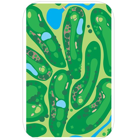 Golf Course Par Golf Course Green Belt Pouch Bag (Large) from ArtsNow.com Back