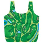 Golf Course Par Golf Course Green Full Print Recycle Bag (XXL)