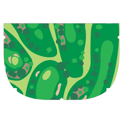 Golf Course Par Golf Course Green Make Up Case (Small) from ArtsNow.com Side Right