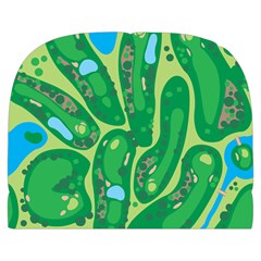 Golf Course Par Golf Course Green Make Up Case (Large) from ArtsNow.com Front