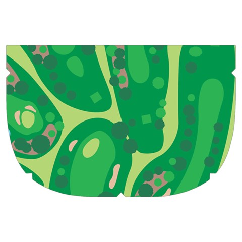 Golf Course Par Golf Course Green Make Up Case (Large) from ArtsNow.com Side Left