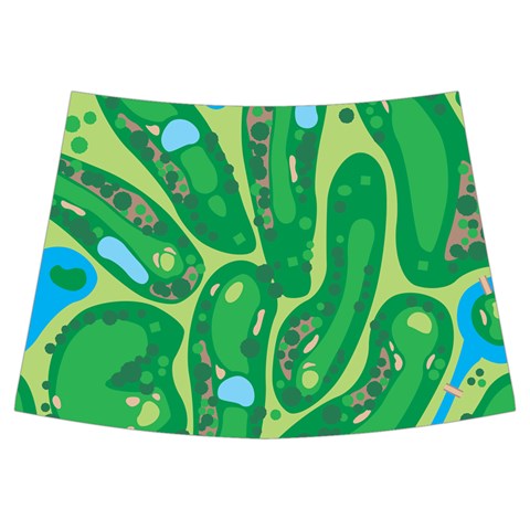 Golf Course Par Golf Course Green Kids  Midi Sailor Dress from ArtsNow.com Front Skirt