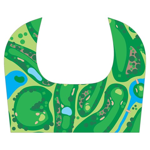 Golf Course Par Golf Course Green Kids  Midi Sailor Dress from ArtsNow.com Collar