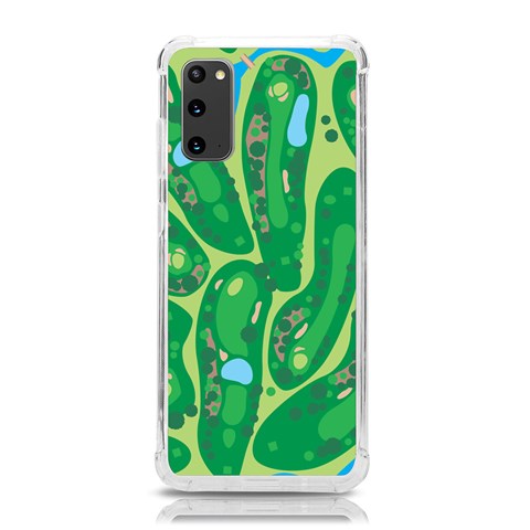 Golf Course Par Golf Course Green Samsung Galaxy S20 6.2 Inch TPU UV Case from ArtsNow.com Front